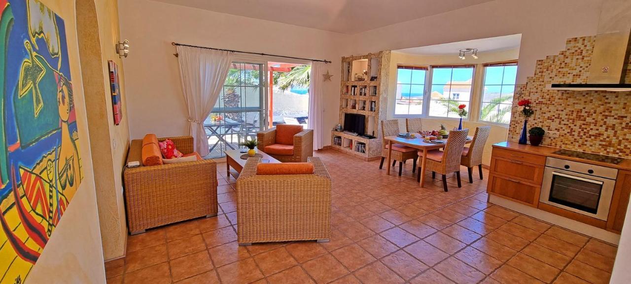 Ferienhaus Casa Oasis - La Pared - Garten - Meerblick Dış mekan fotoğraf
